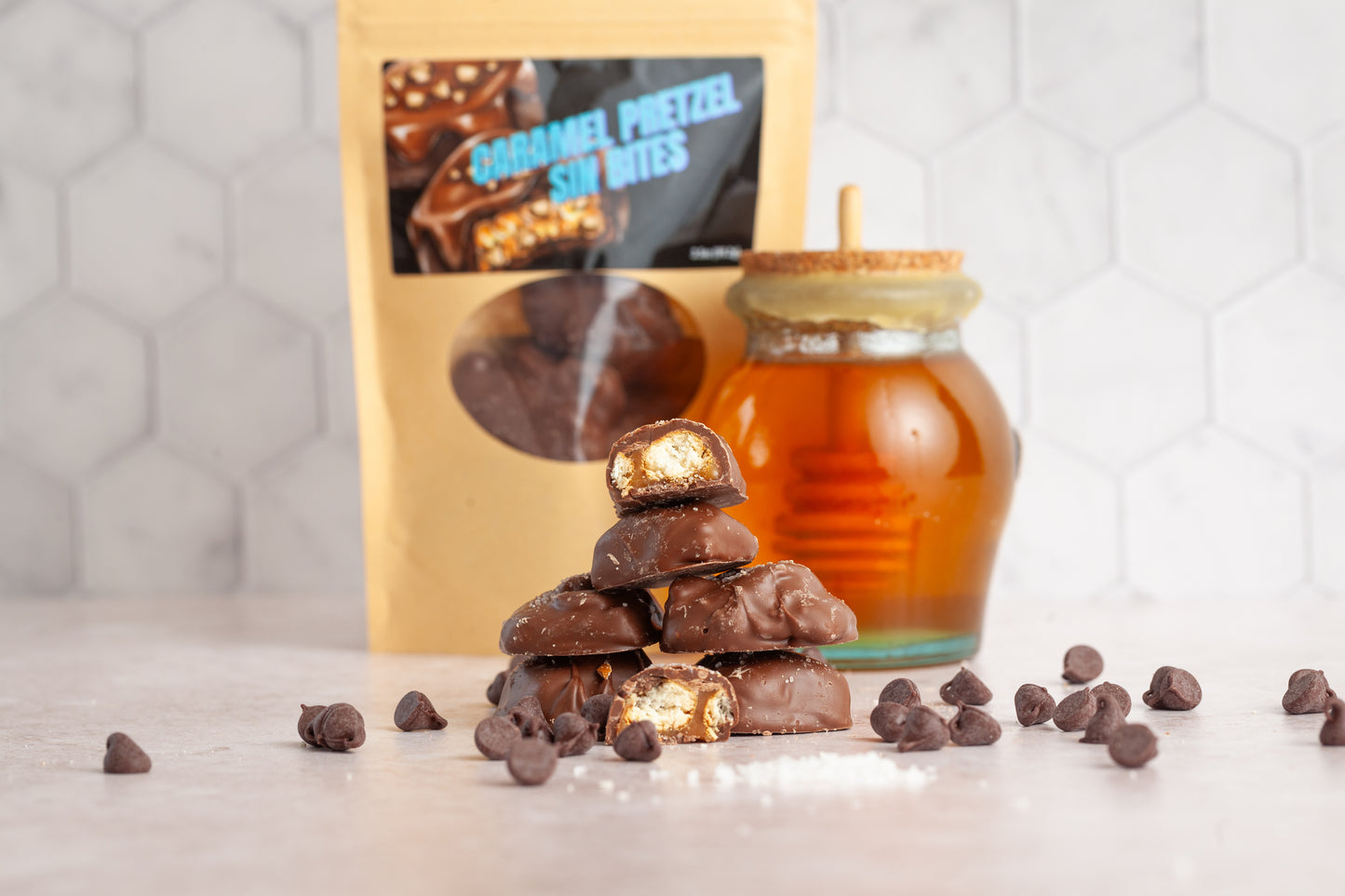 Sin Bites: Caramel Pretzel Chocolate and Sea Salt