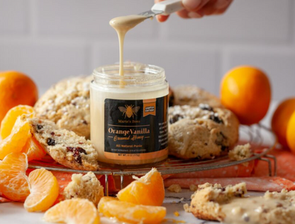 Orange Vanilla Creamed Honey