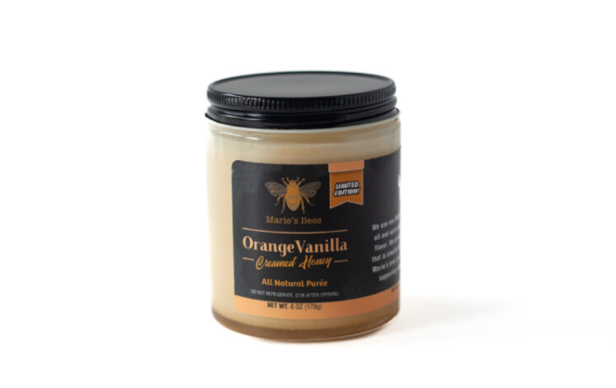 Orange Vanilla Creamed Honey