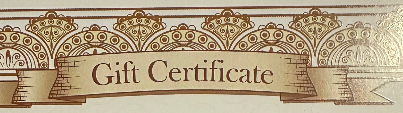 Gift Certificates